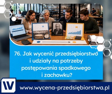 Wycena przedsiębiorstwa na potrzeby spadku – nowy wpis na blogu
