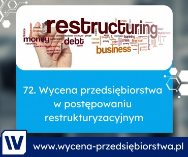 Wycena przedsiębiorstwa w postępowaniu restrukturyzacyjnym – nowy wpis na blogu