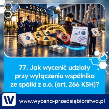 Wycena udziałów przy wyłączeniu wspólnika – nowy wpis na blogu