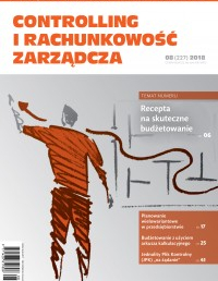 Controlling i Rachunkowość Zarządcza 8/2018